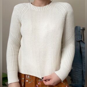 100% Cotton GAP Cream Sweater